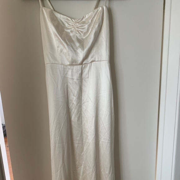Reformation Venetia Bridal 100% Silk Dress in Ivory NWT - Picture 7 of 10